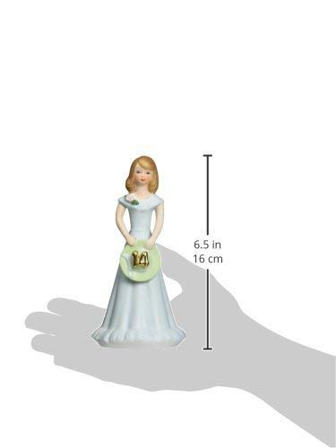 Growing up Girls from Enesco Brunette Age 14 Figurine 6.5 IN
