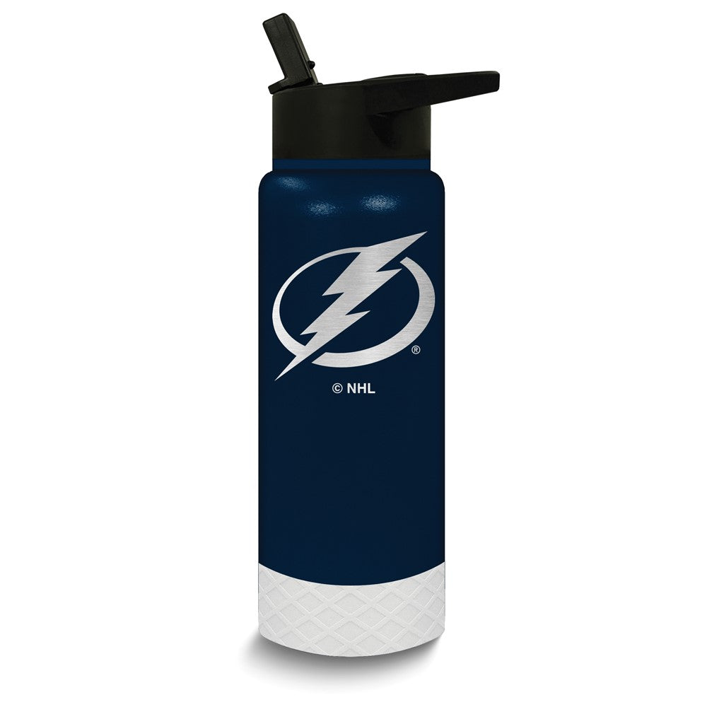 NHL Tampa Bay Lightning Stainless Steel Silicone Grip 24 oz. Water Bottle