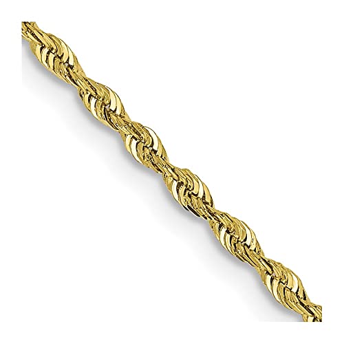 10k 1.85mm D/C Quadruple Rope Chain Anklet