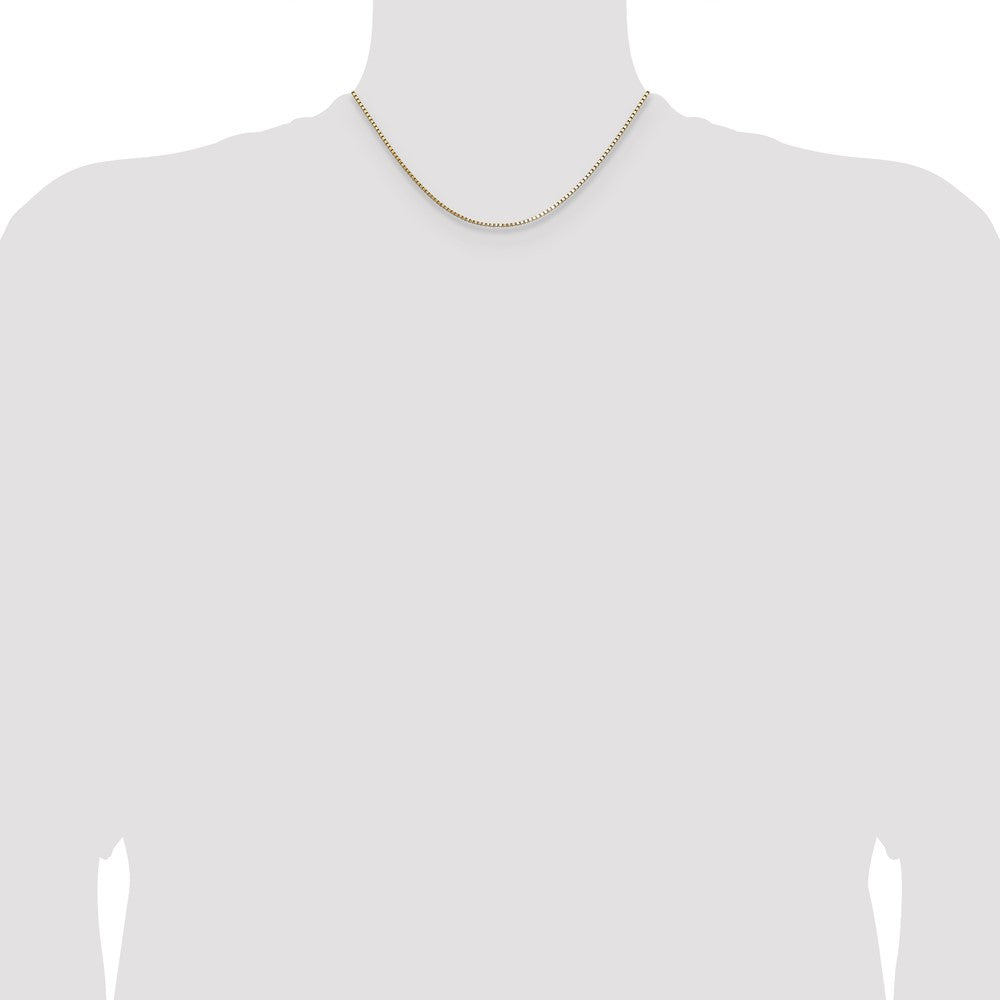 14K 1.10mm Box Chain