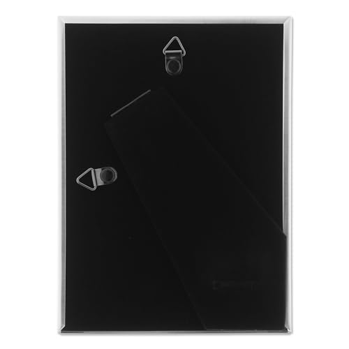 Lawrence Frames 750157 Lawrence Frames Brushed Silver Plated 5x7 Metal Picture Frame