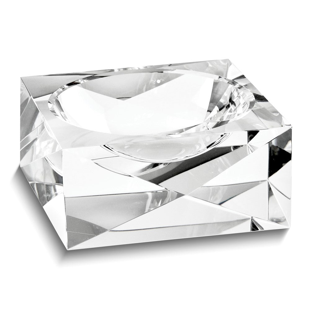 Crystal Glass Pyramid Bowl