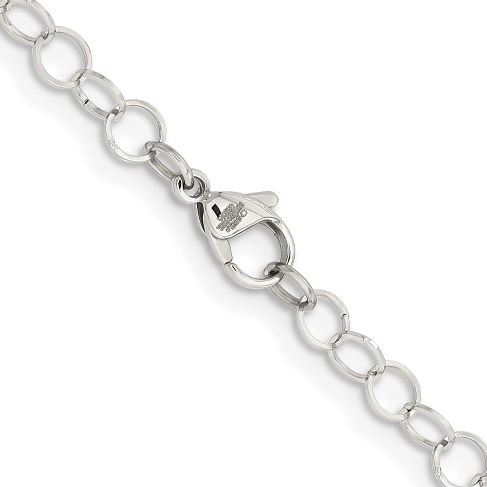 Stainless Steel Polished 22in Fancy Link Chain
