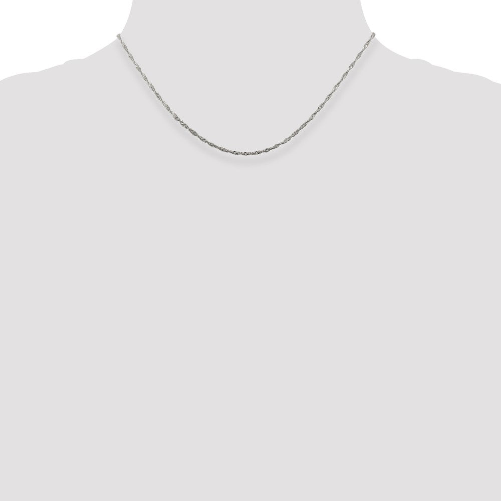 Sterling Silver 1.75mm Singapore Chain 16 Inches