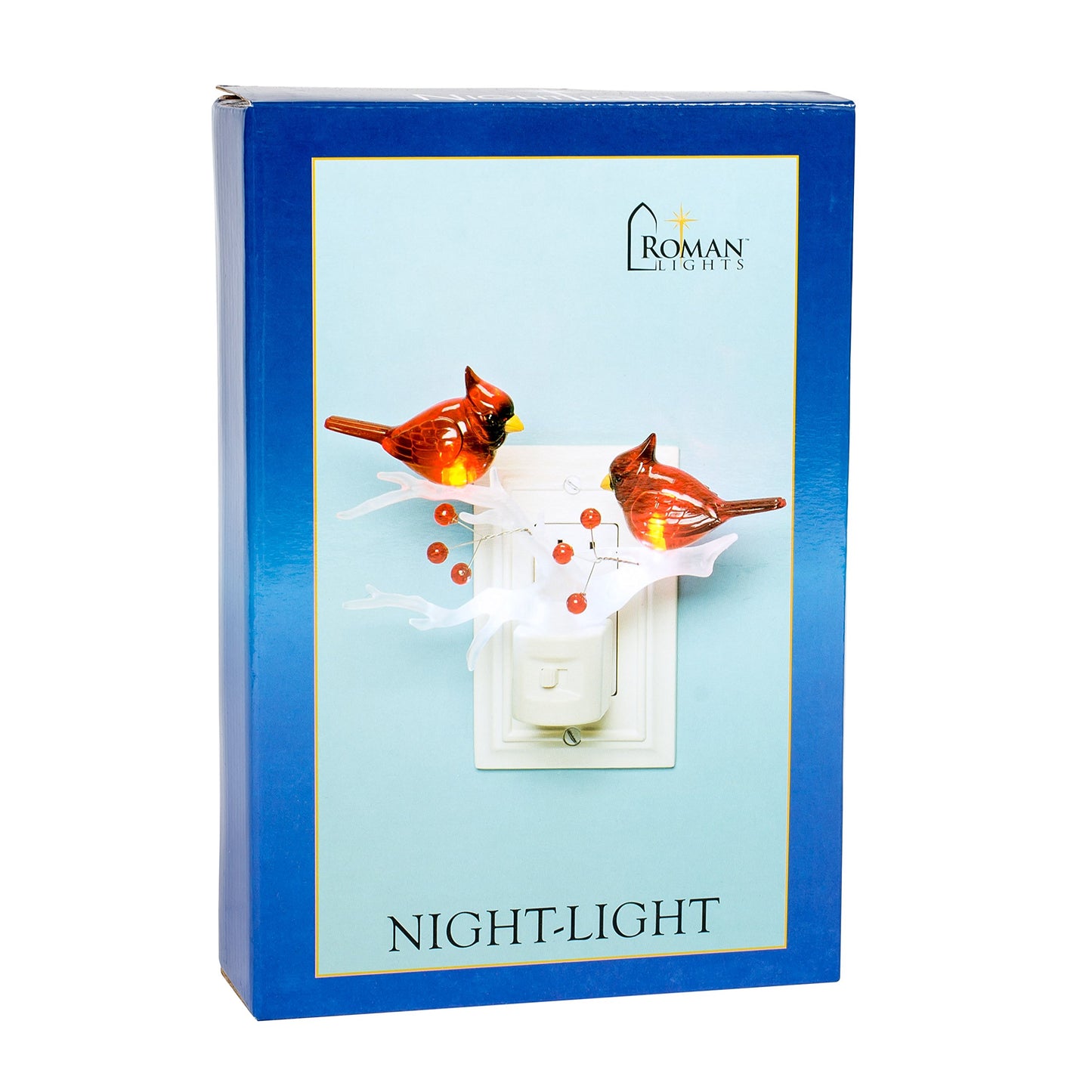 Roman Cardinals on Branch LED Night Light