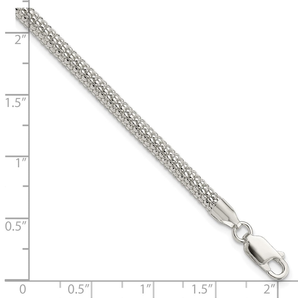 Sterling Silver Fancy 3.50mm Bracelet 7.5 inches