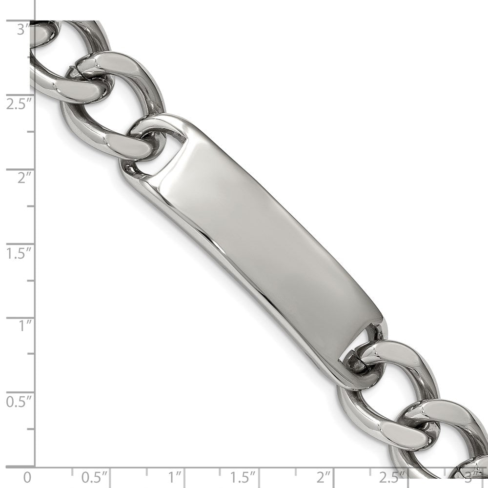 Stainless Steel Polished 8.75in ID Bracelet 9 inches