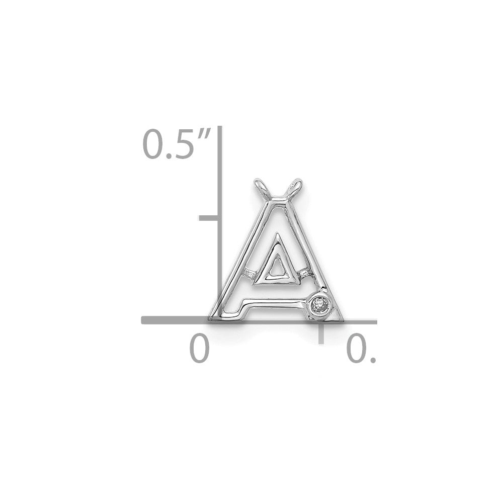 Stella & Dot 10kw Diamond Initial A Charm Element