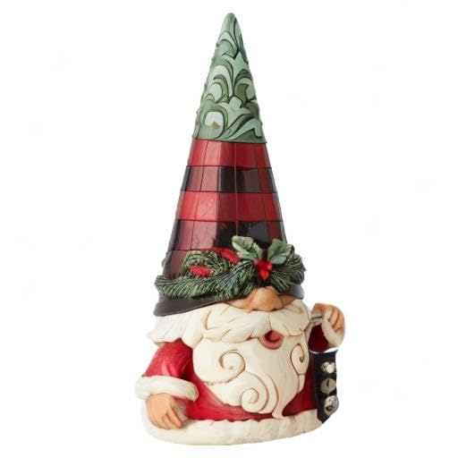 Jim Shore "Jolly Jingle" Highland Glen Gnome with Bells Figurine