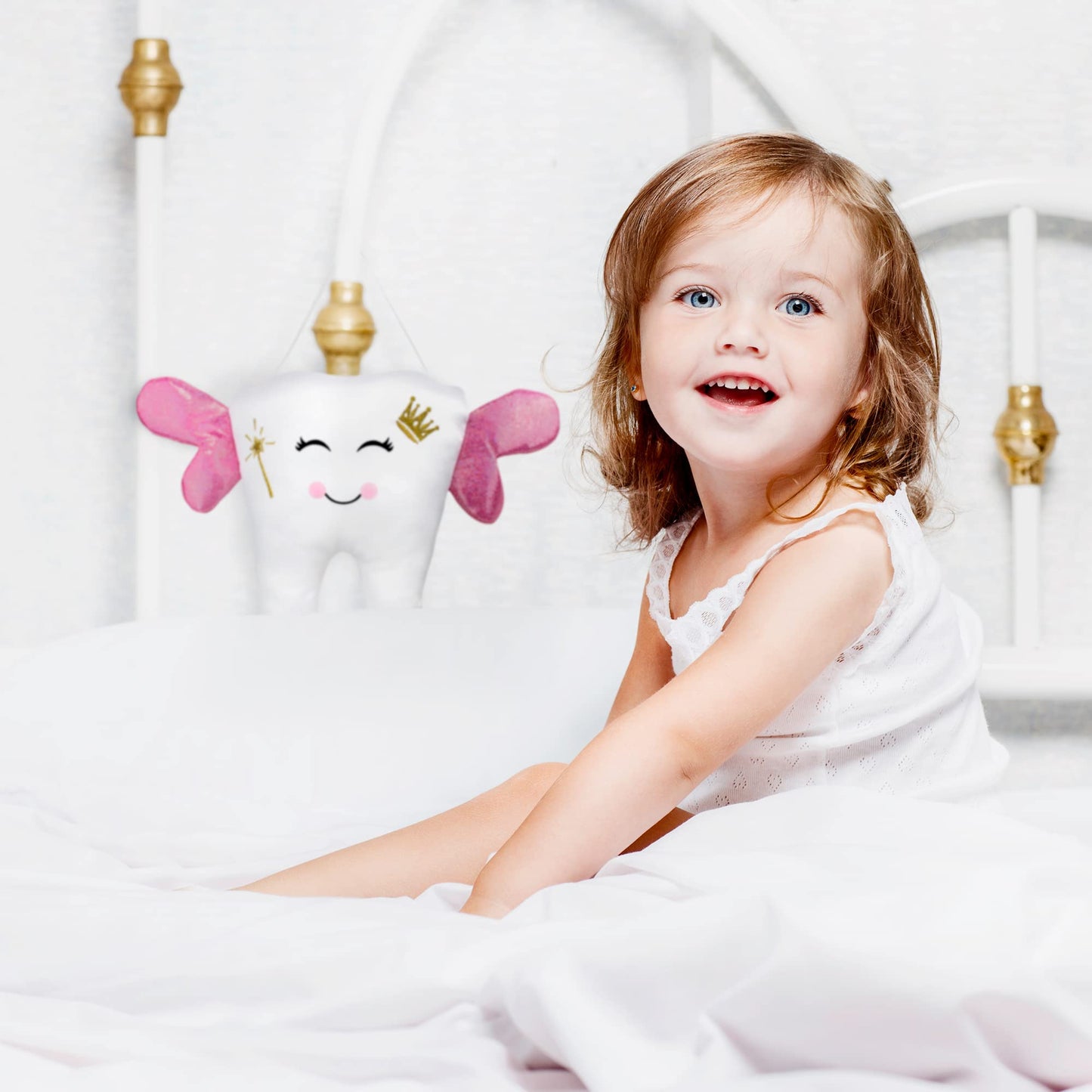 Lillian Rose Plush Tooth Fairy with Wings Pillow