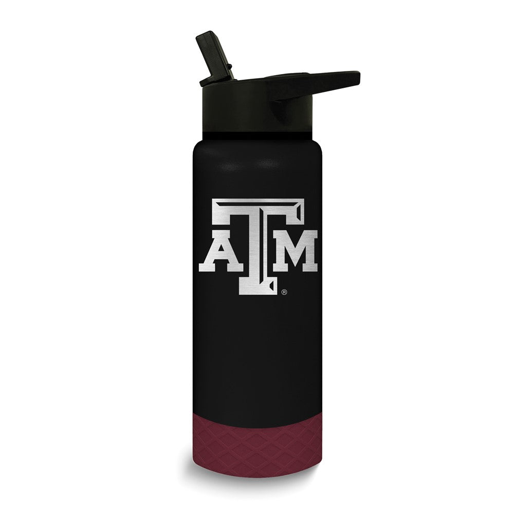 Collegiate Texas A & M Stainless Steel Silicone Grip 24 oz. Water Bottle