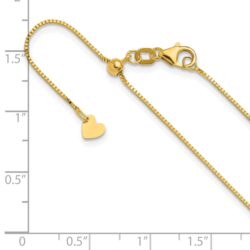 10K Adjustable .7mm Box Chain