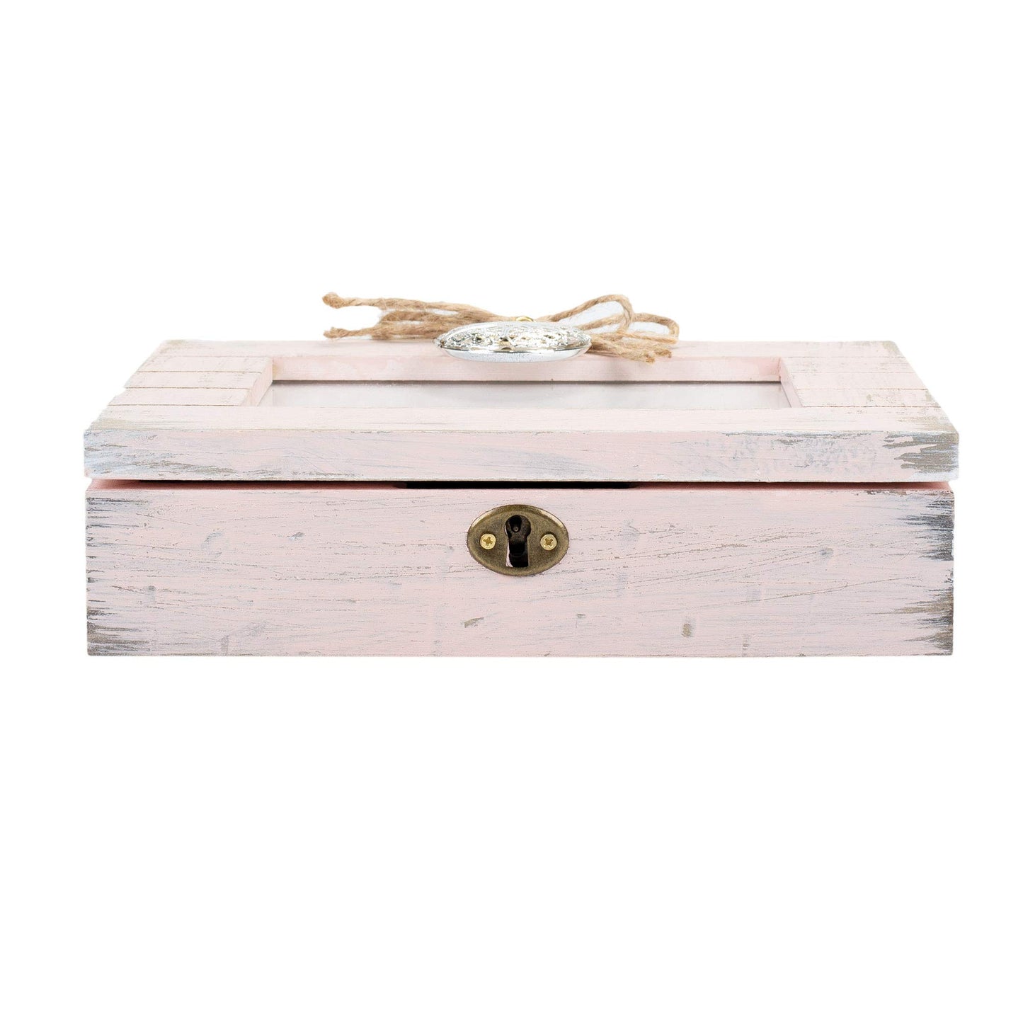 SOMEONE SPECIAL Sentiment Blush Distressed Wood with Locket Music Box : WONDERFUL WORLD Q-GM22867