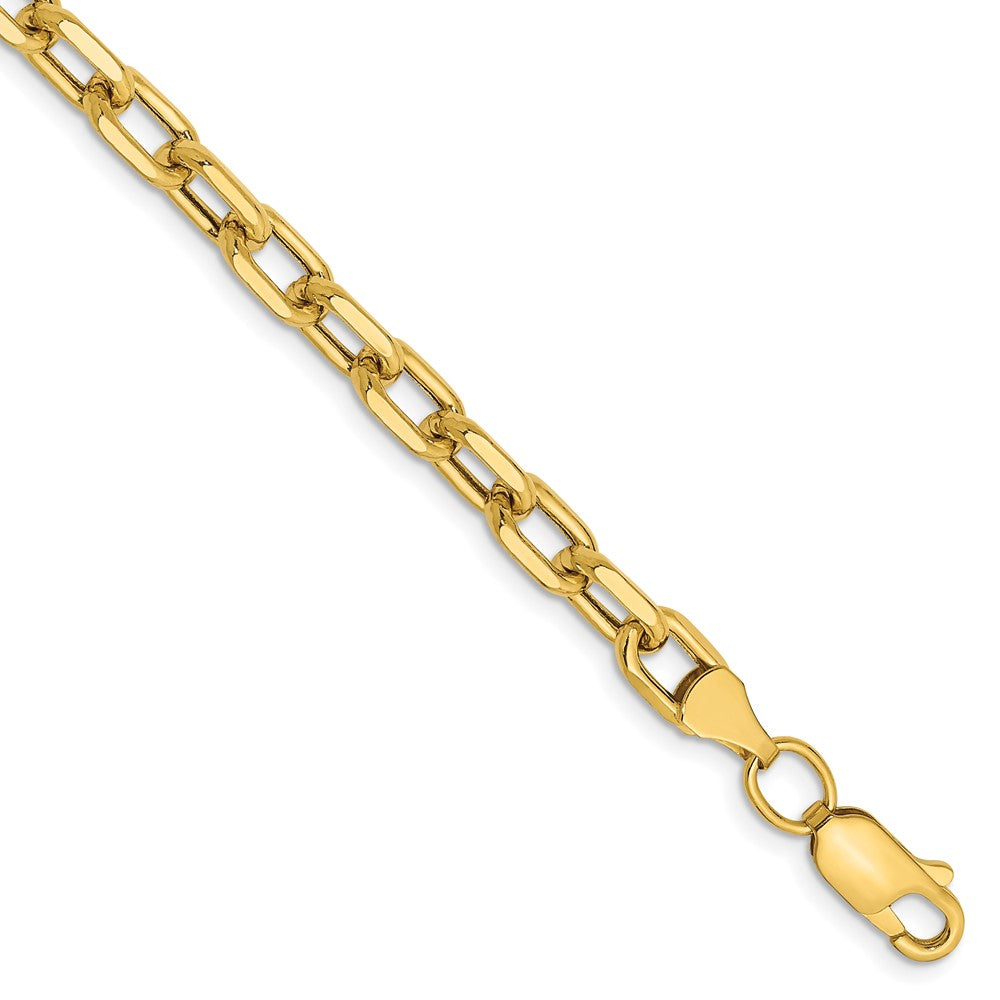 14k 4.9mm Semi-solid D/C Open Link Cable Chain 8 inches