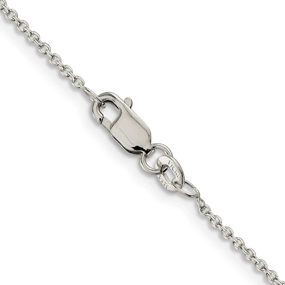 Sterling Silver 1.25mm Cable Chain Unfinished