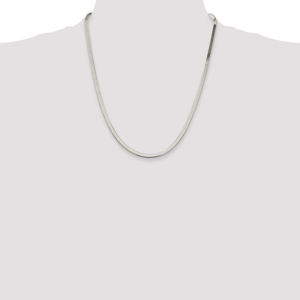 Sterling Silver 3.5mm Magic Herringbone Chain