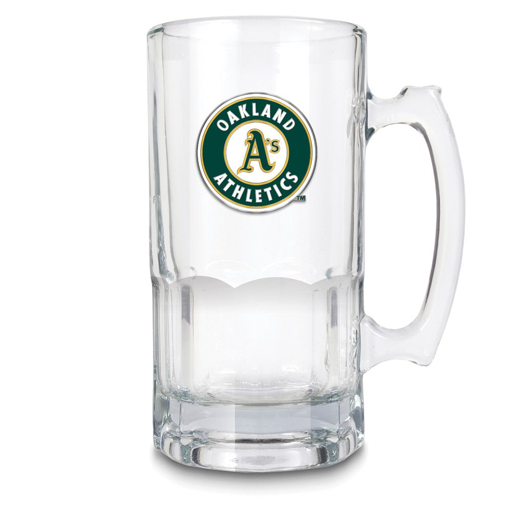 MLB Oakland Athletics Glass 32 ounce Macho Mug