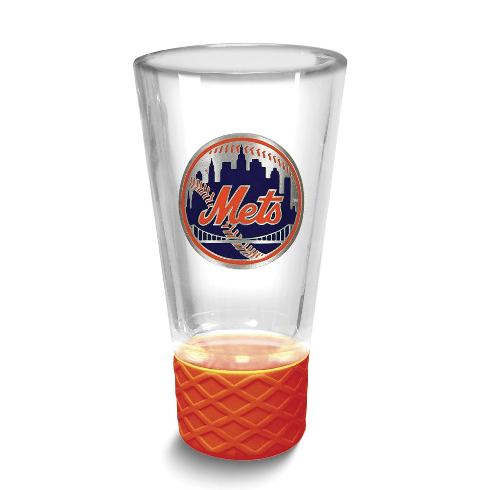 MLB New York Mets Collectors 4 oz. Shot Glass with Silicone Base