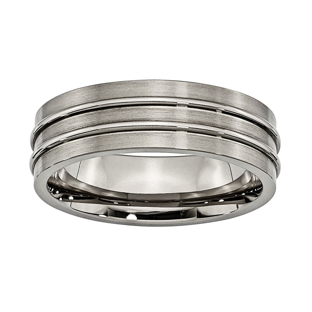 Titanium 7mm Comfort-fit Band