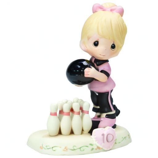 Precious Moments Growing in Grace Age Ten Blonde Porcelain Figurine