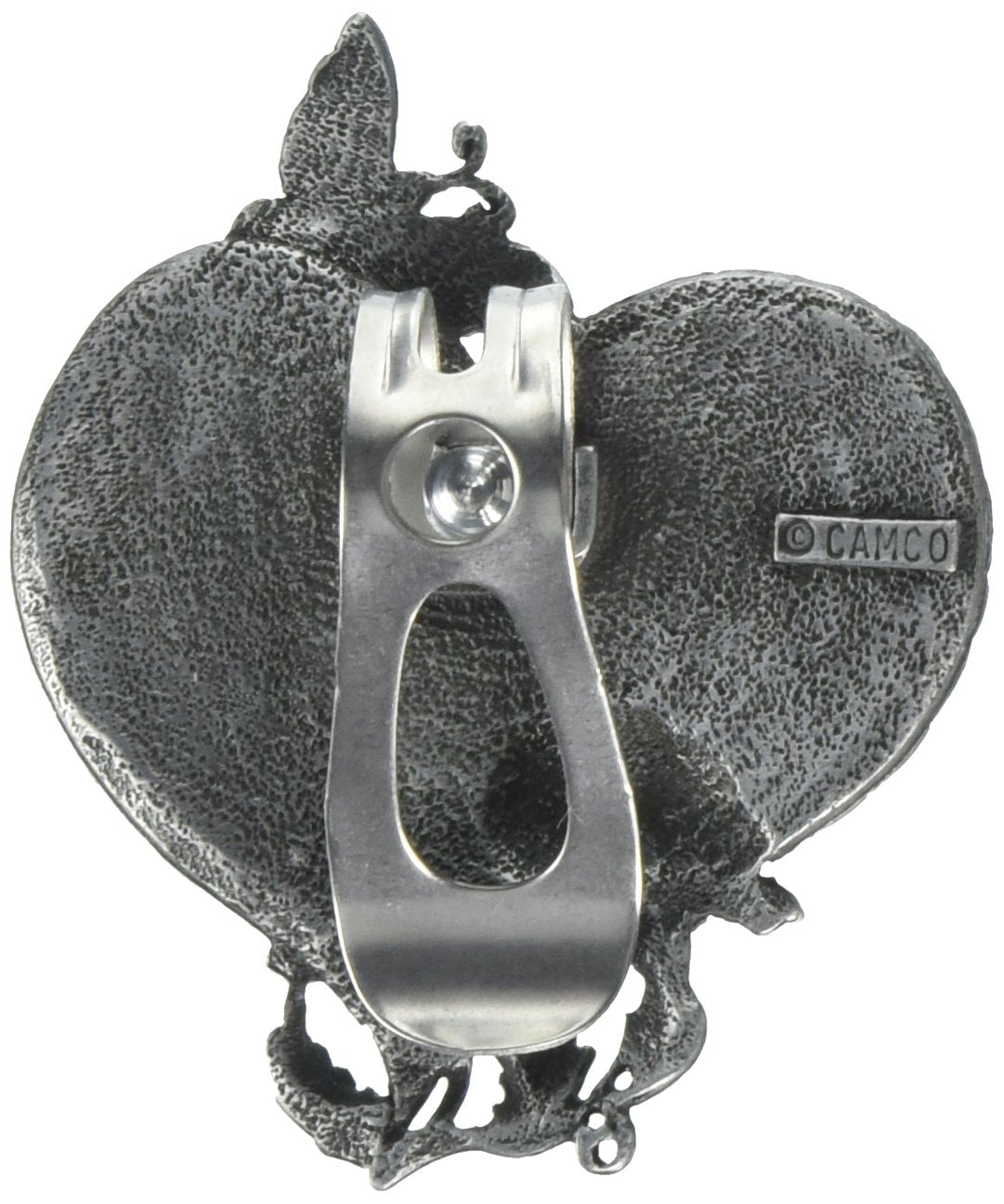 Cathedral Art (Abbey & CA Gift Heart Visor Clip, Mom, 1 Pack, Silver