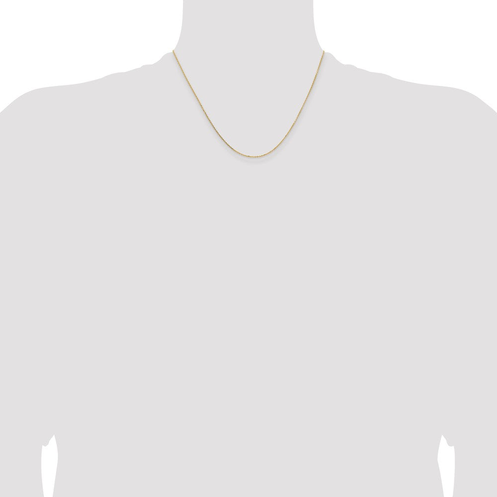 14K 1.05mm D/C Cable Chain
