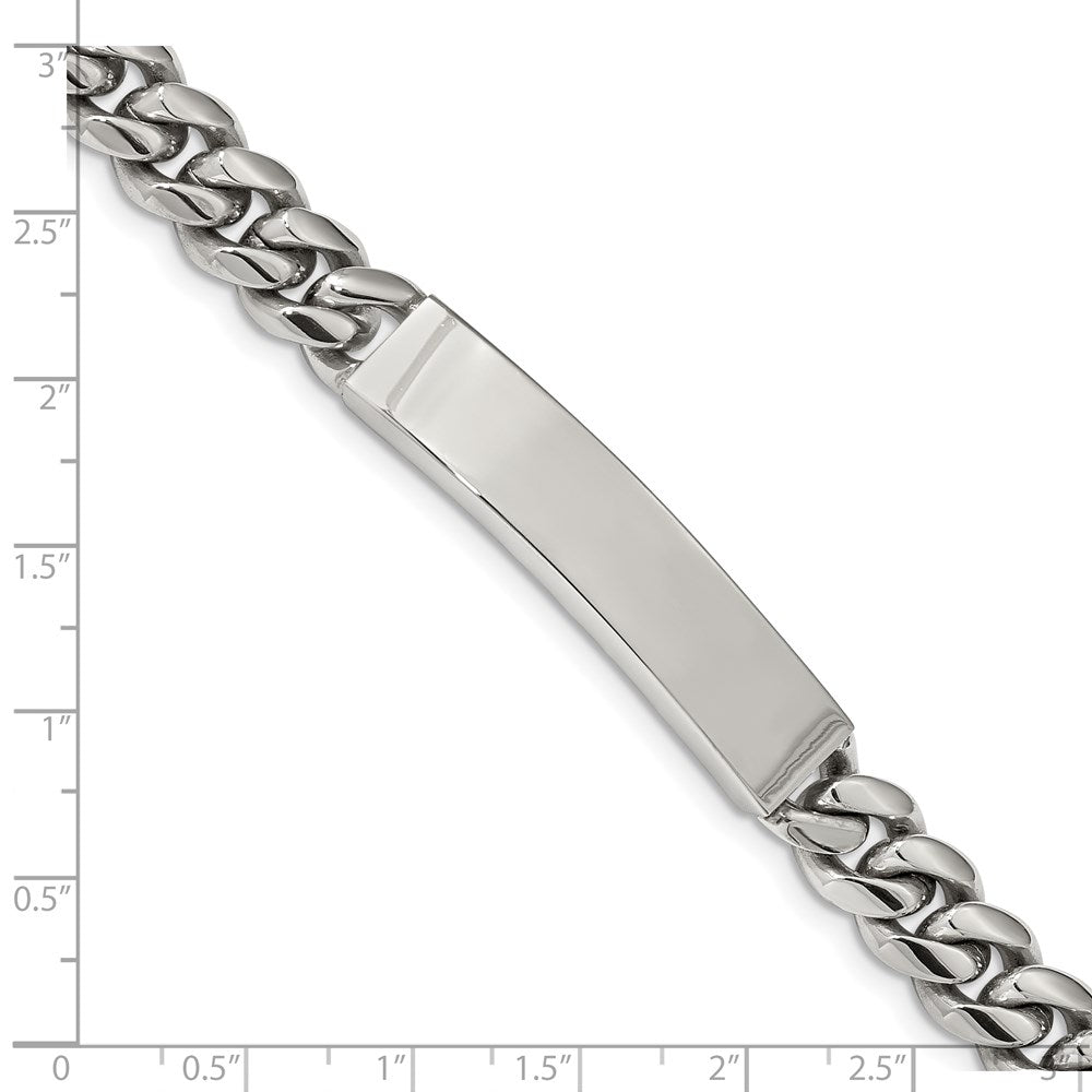 Stainless Steel Polished 8.25in ID Bracelet 8.25 inches