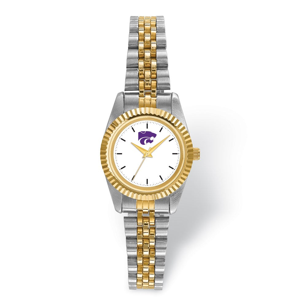 LogoArt Kansas State University Pro Two-tone Ladies Quartz Watch QKSU167