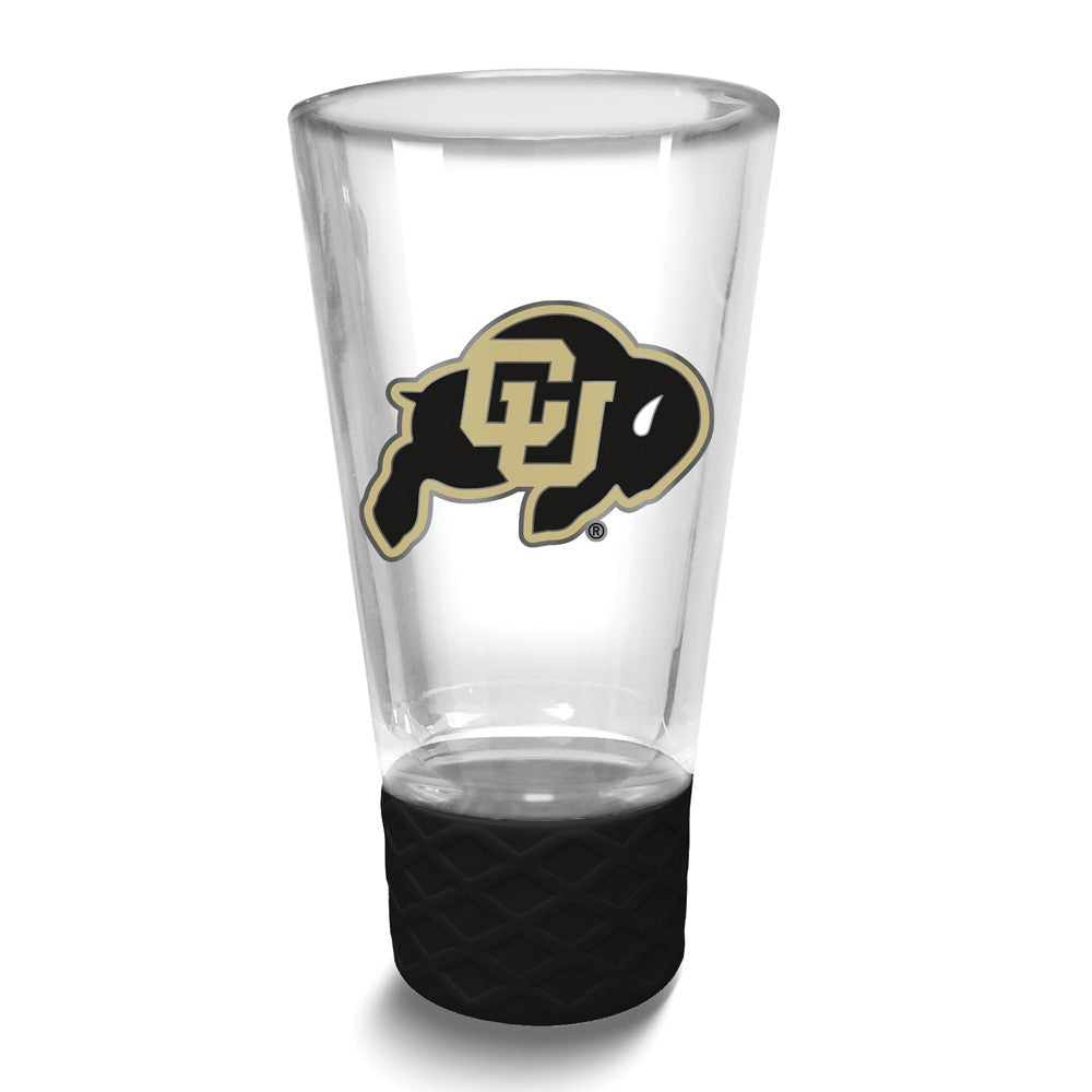 Collegiate University of Colorado Collectors 4 oz. Shot Glass with Silicone Base