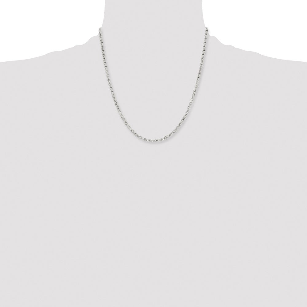 Stainless Steel Polished 3.2mm 20in Cable Chain
