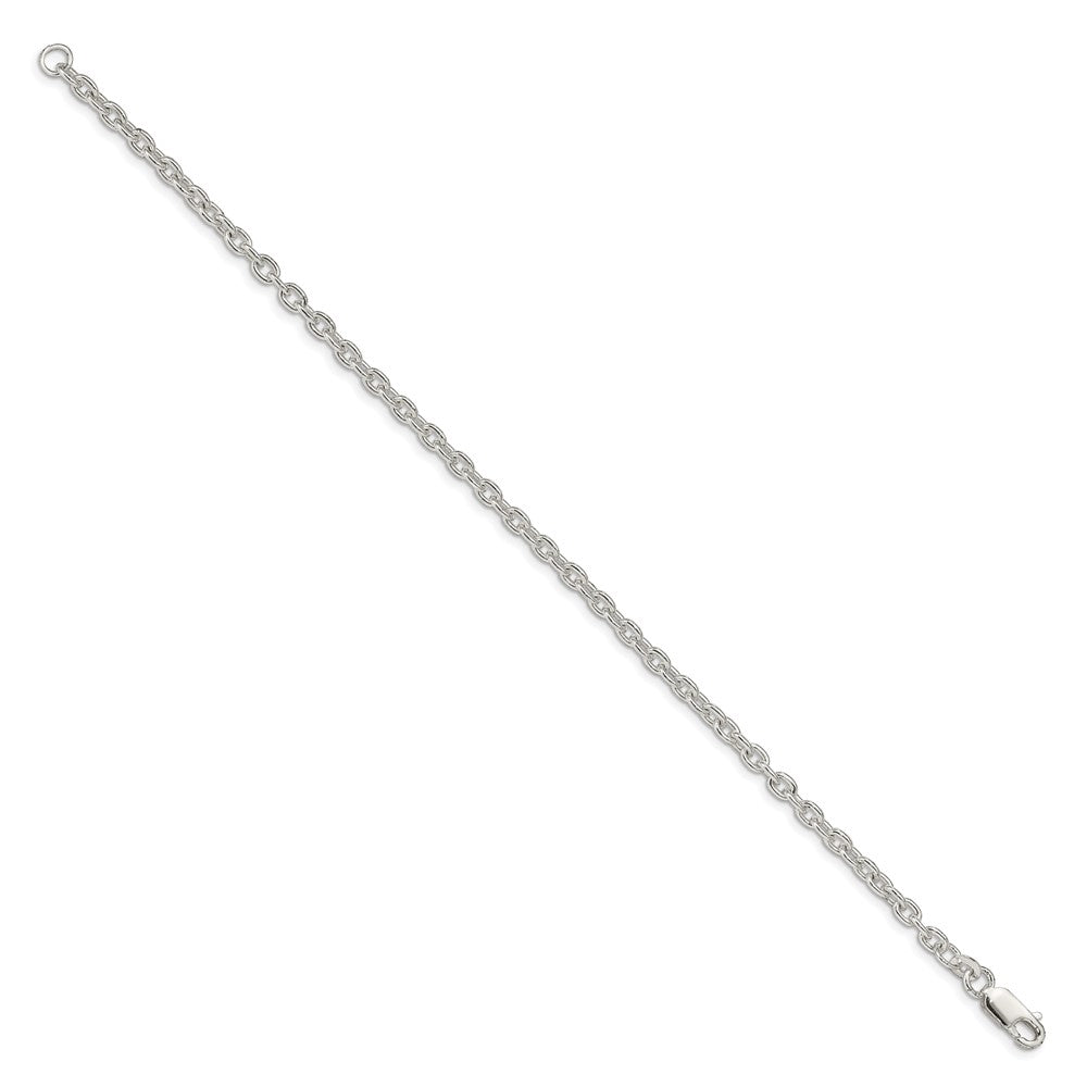 Sterling Silver 3.5mm Cable Chain 8 inches