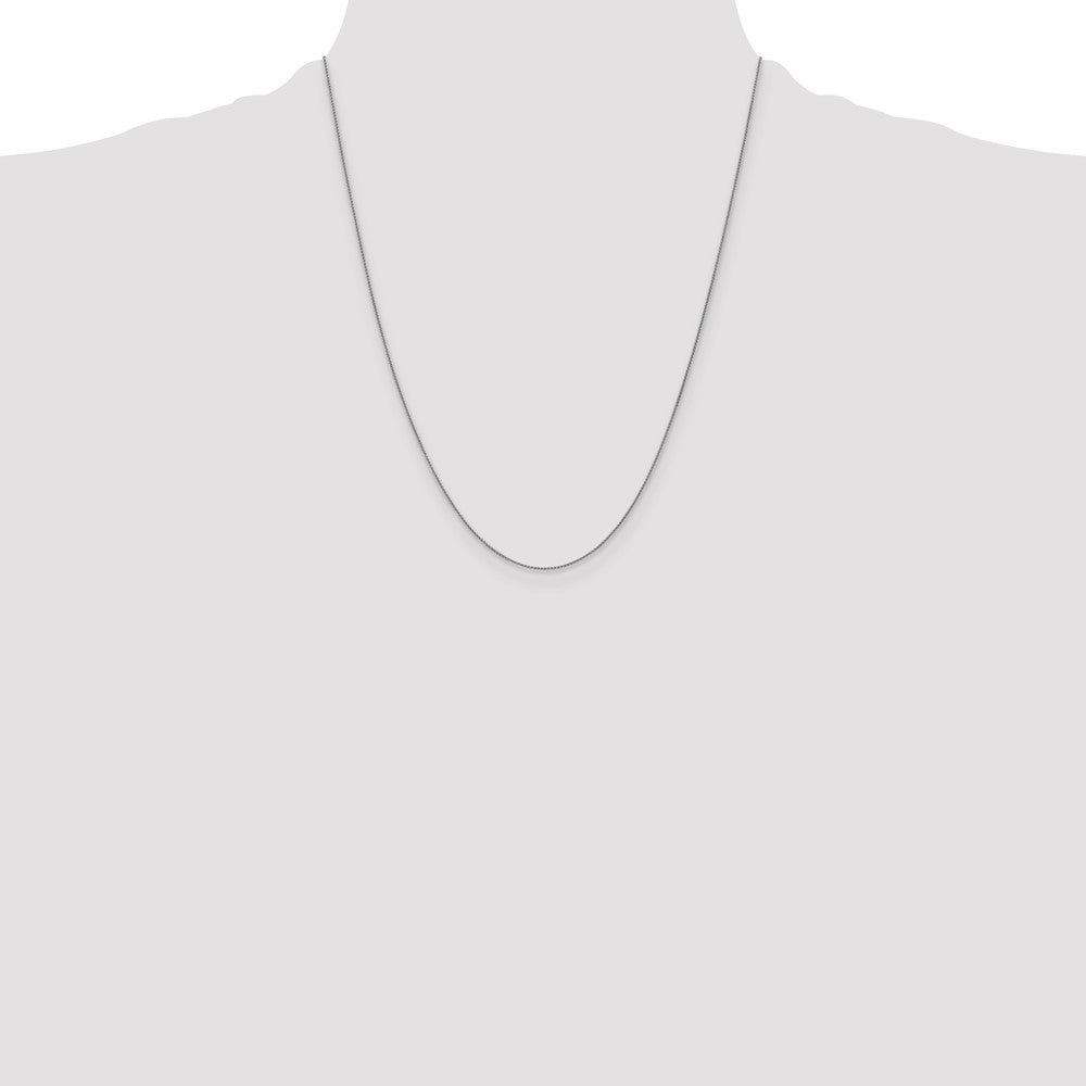 10k White Gold .8mm Spiga Chain