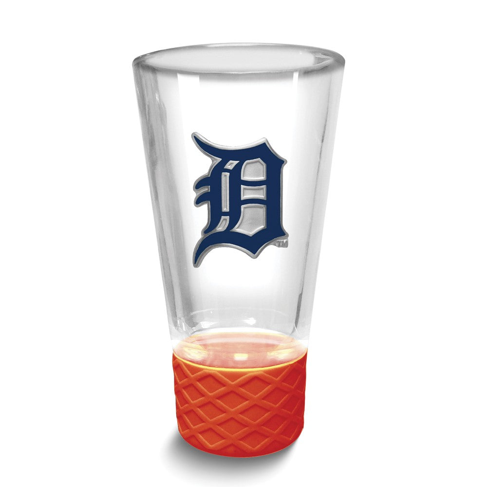 MLB Detroit Tigers Collectors 4 oz. Shot Glass with Silicone Base