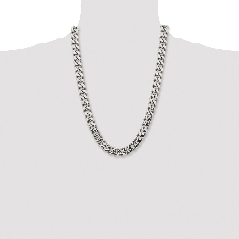 Stainless Steel Polished 13.75mm 24in Curb Chain