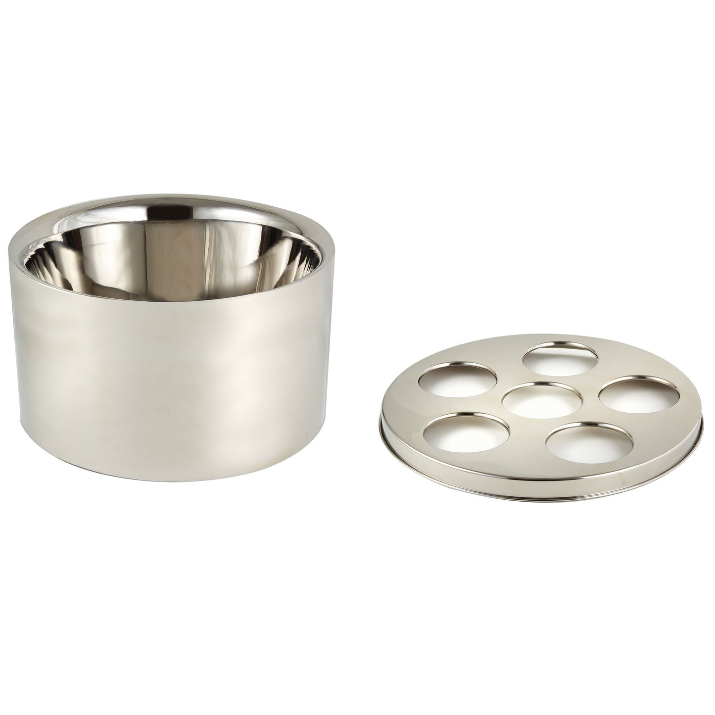 Leeber 72415 15.75 in. Double Wall Beverage Tub with 6 bottle Lid