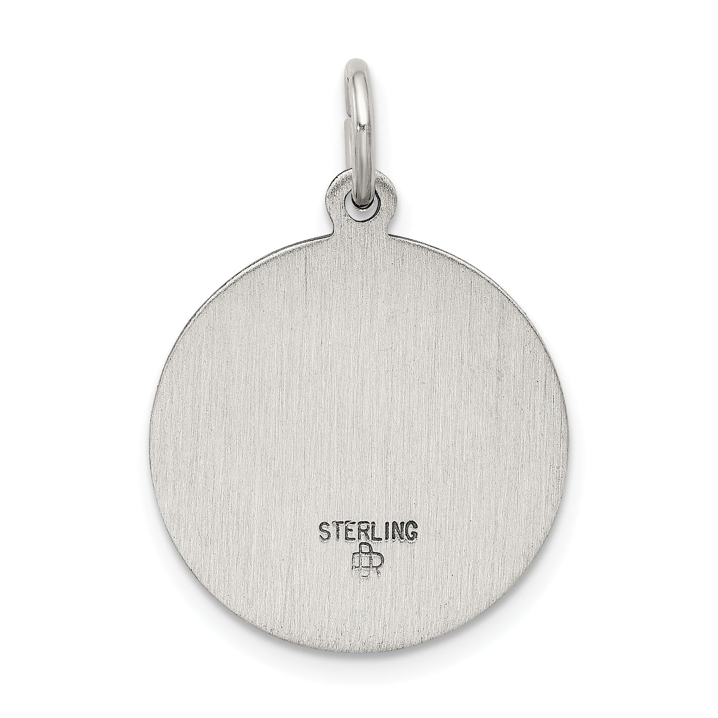 Sterling Silver Antiqued Saint John the Baptist Medal