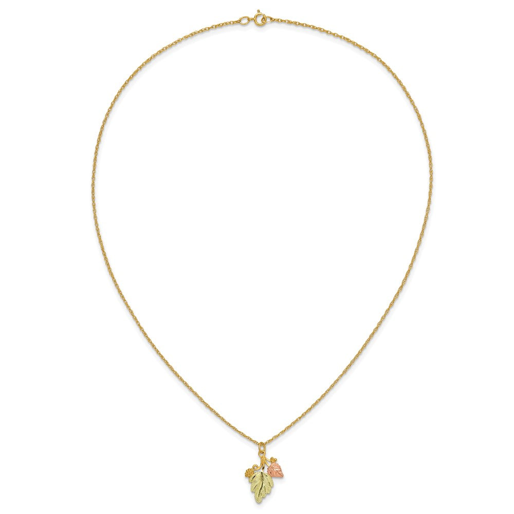 10k Tri-color Black Hills Gold Necklace