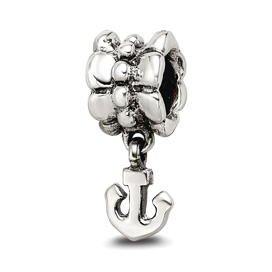 Sterling Silver Reflections Anchor Dangle Bead