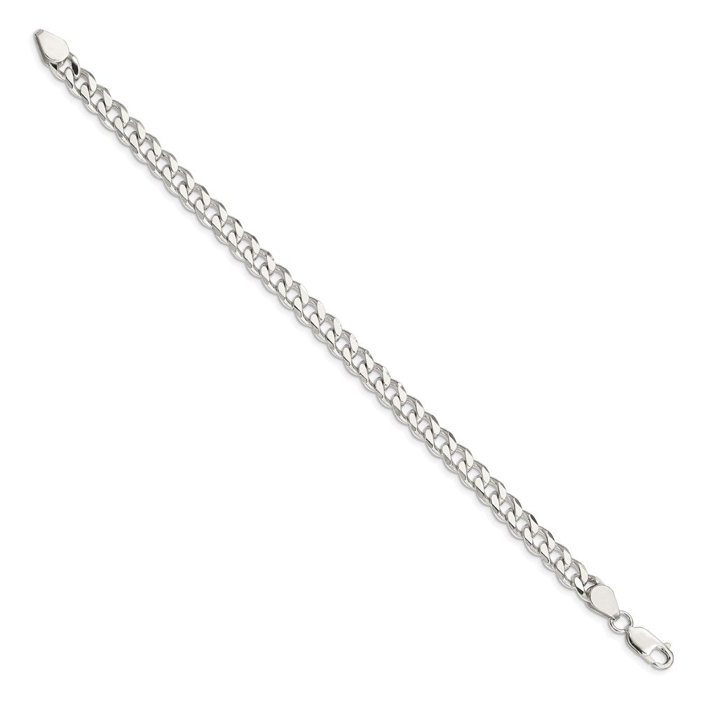 Sterling Silver 6.5mm Curb Chain 9 inches
