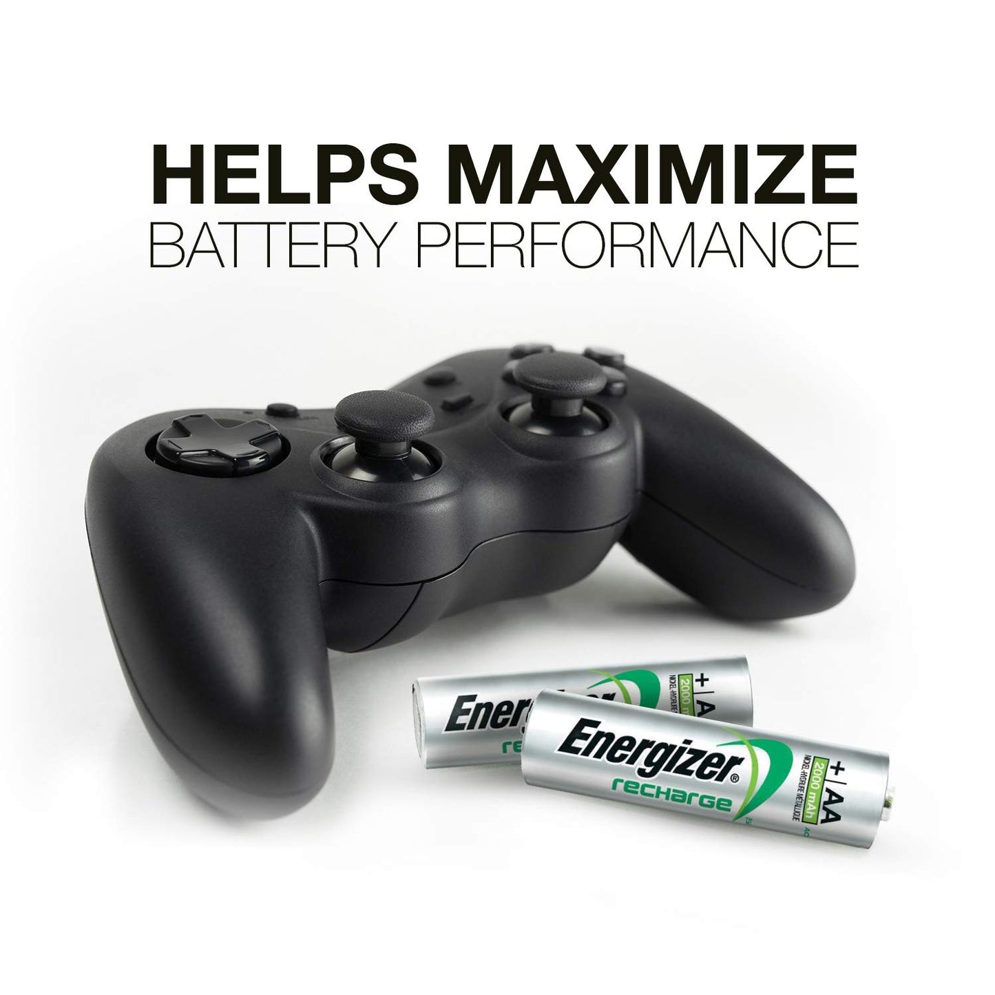 ENERGIZER EVECH1HRWB4 Recharge 1 Hour Charger, AA or AAA NiMH Batteries, 3 per Carton