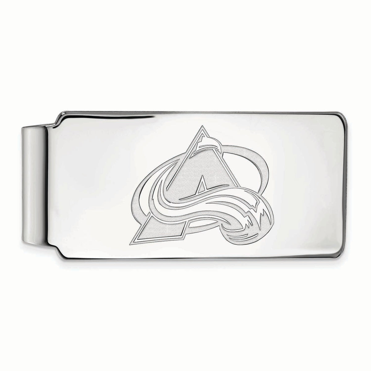 Silver Colorado Avalanche Money Clip