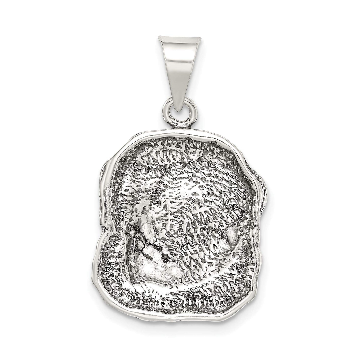 Sterling Silver Antiqued Dog Charm