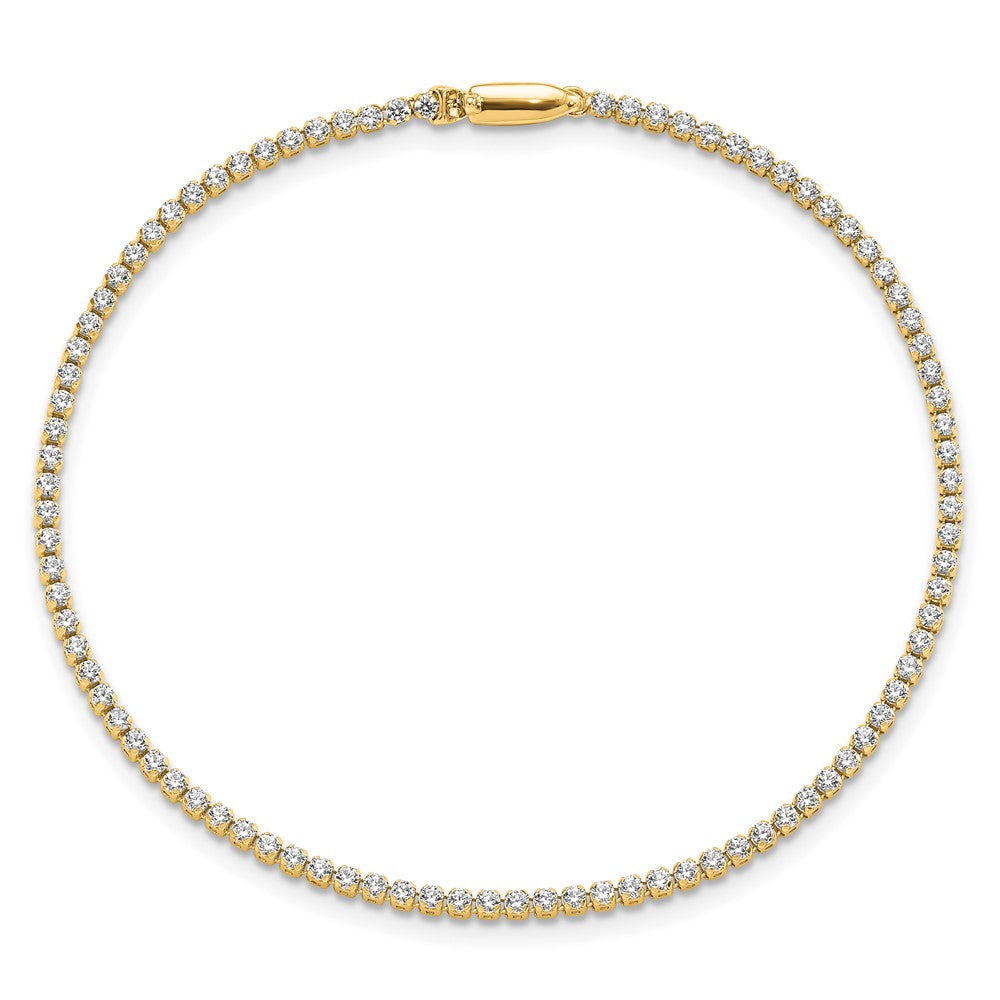 14k 1 1/3 carat Lab Grown Diamond VS/SI+ G+ Complete 7 inch Tennis Bracelet