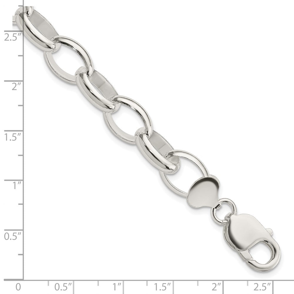 Sterling Silver Rolo Bracelet 7.5 inches