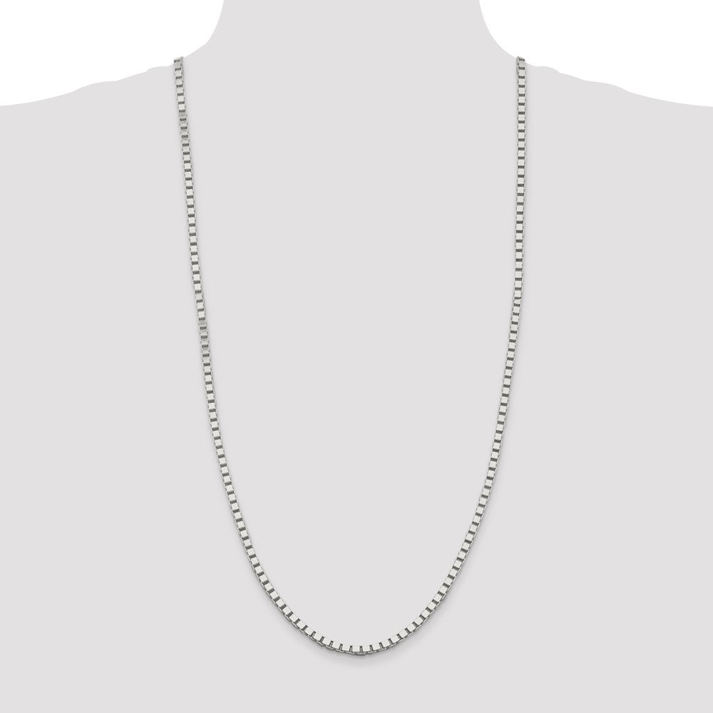 Sterling Silver 3.75mm Box Chain 30 Inches
