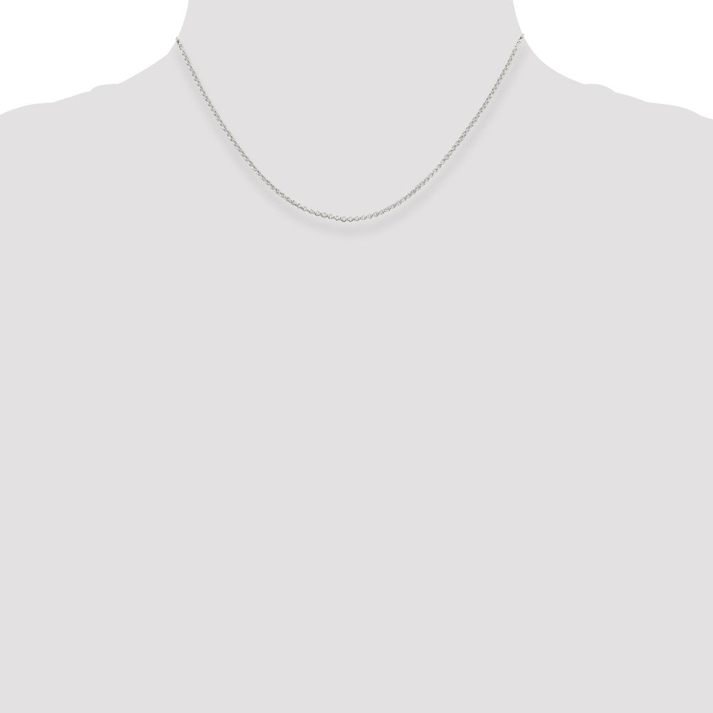 Sterling Silver 1.5mm Rolo Chain 16 Inches