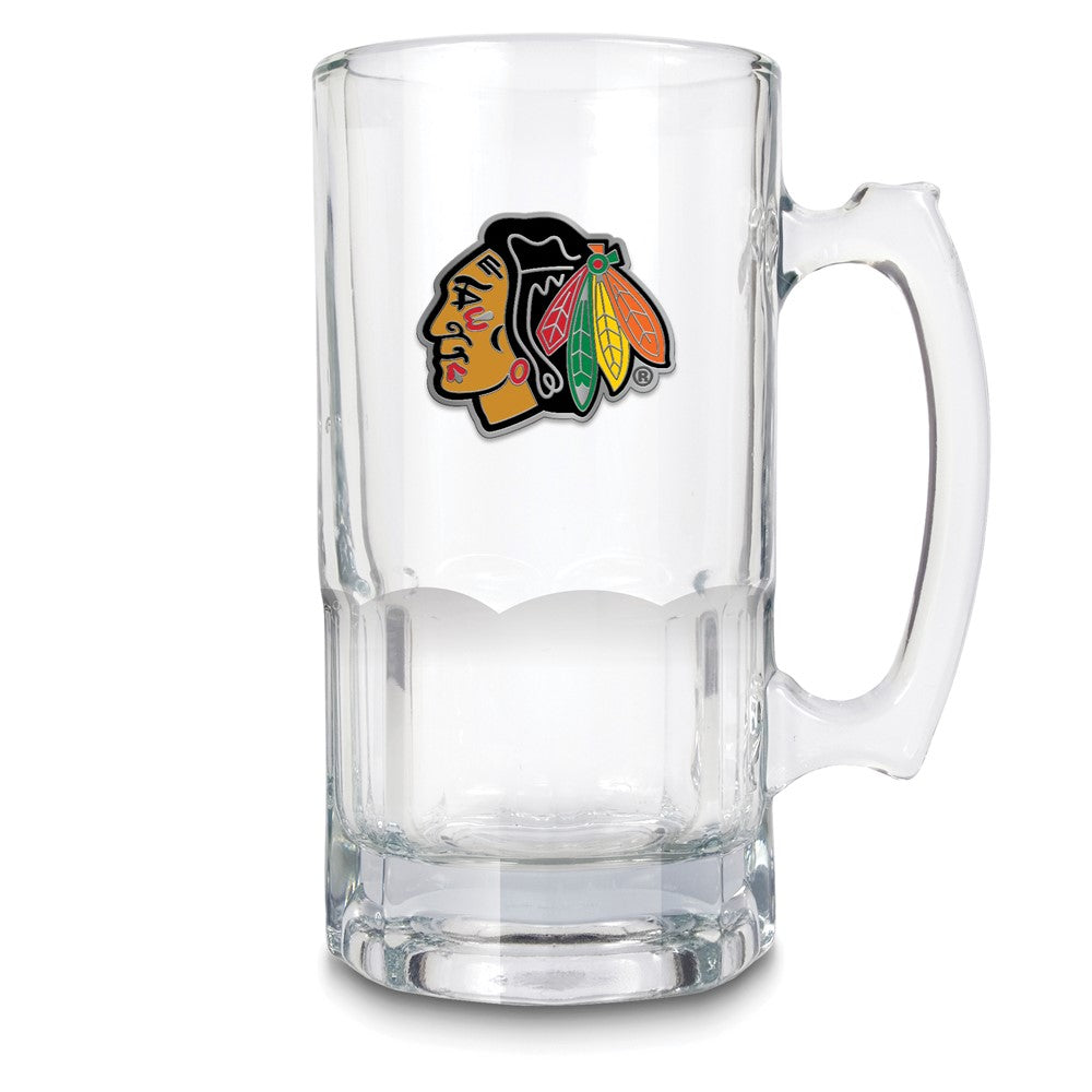 NHL Chicago Blackhawks Glass 32 ounce Macho Mug