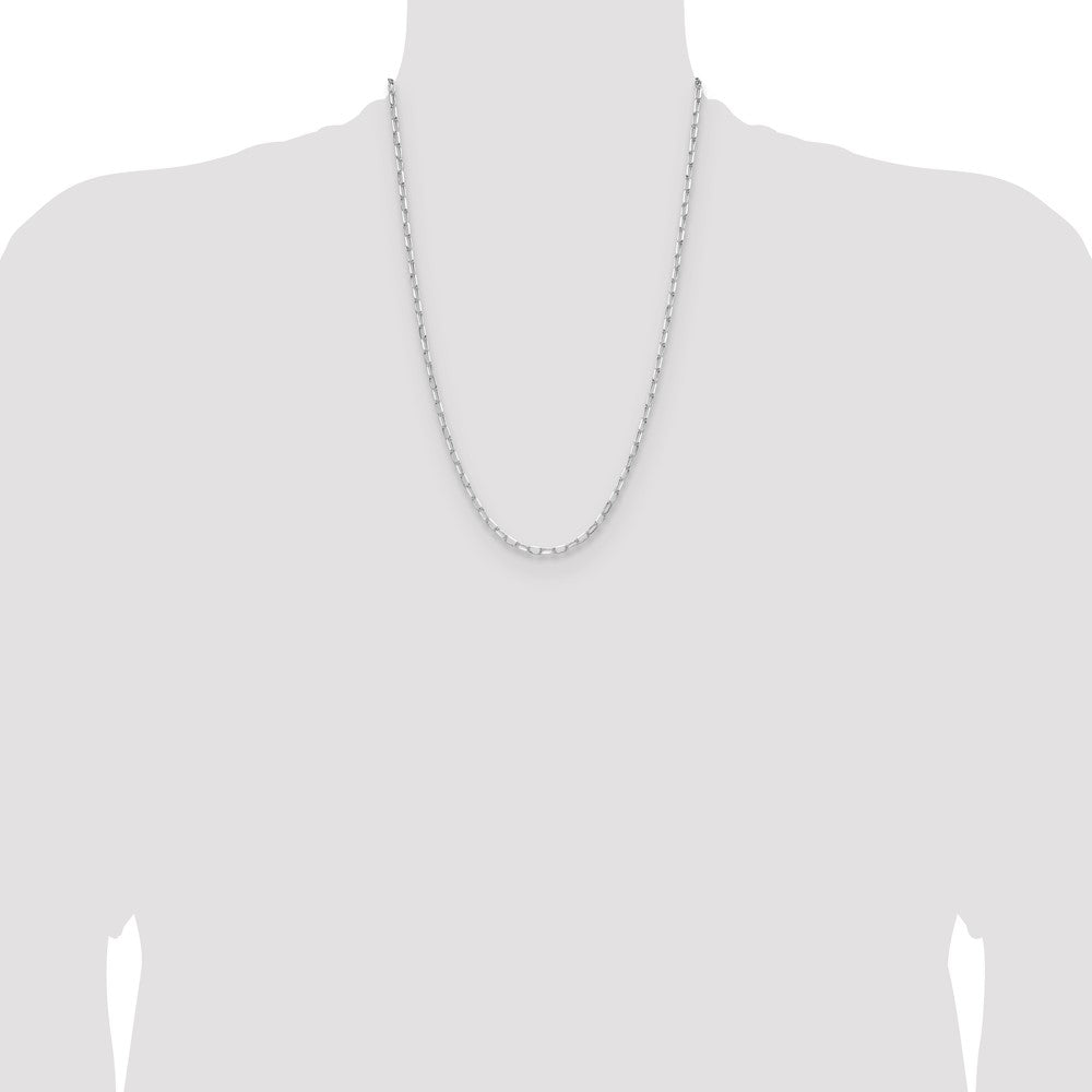 Sterling Silver Rhodium-plated 3.15mm D/C Forzantine Chain