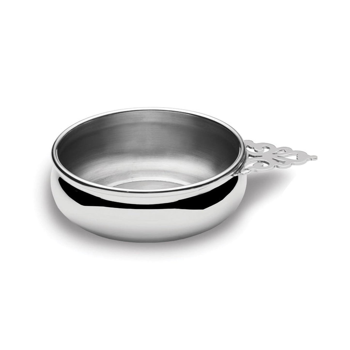 Pewter Pierced Handle Porringer GP8933