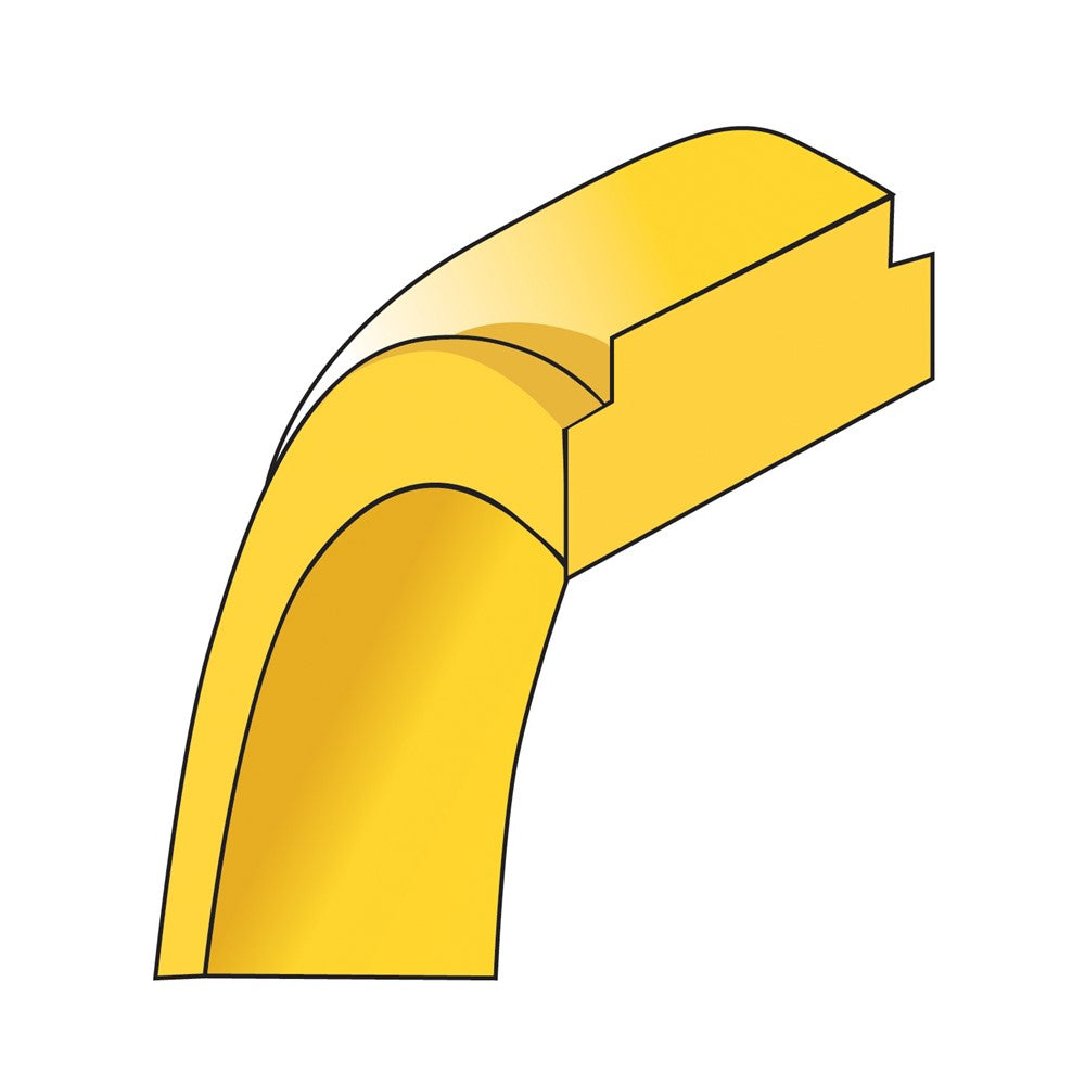 14KY 7mm Flat with Step Edge Band Size 12
